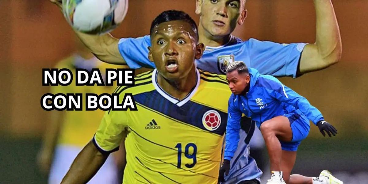 Alfredo Morelos no la pasa nada bien en la actualidad.