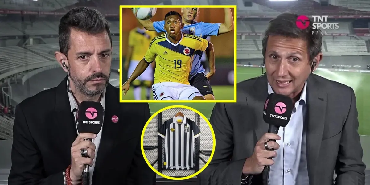 Alfredo Morelos podría jugar en Santos de Brasil y el periodista argentino Juan Pablo Varsky reaccionó.