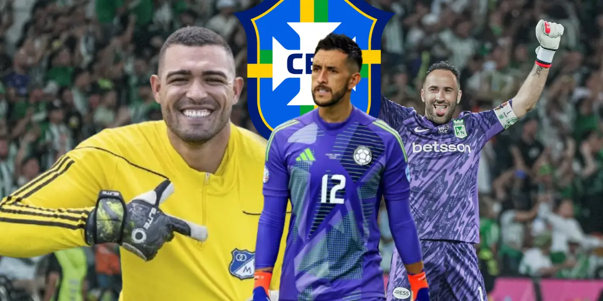 Álvaro Montero, Camilo Vargas y David Ospina Fotos: Nacionaloficial, MFC, FCF