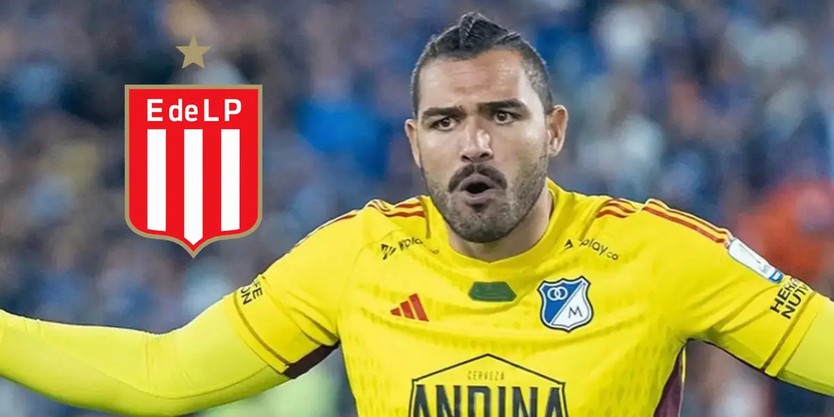 Álvaro Montero con la camiseta de Millonarios.