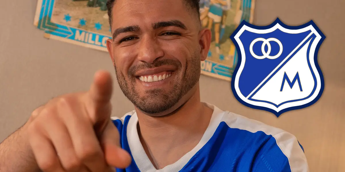 Álvaro Montero y el recuerdo para todos los hinchas tras su paso por Millonarios Foto: Escudoteca y MFC