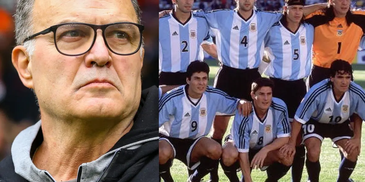 Ambos compartieron camerino cuando Bielsa dirigió a la Selección Argentina. 