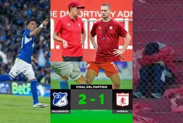 América de Cali no pudo contra Millonarios FC.