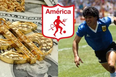 América de Cali tuvo la oportunidad de tener a Diego Maradona en sus filas y ya hasta habían acercado una oferta