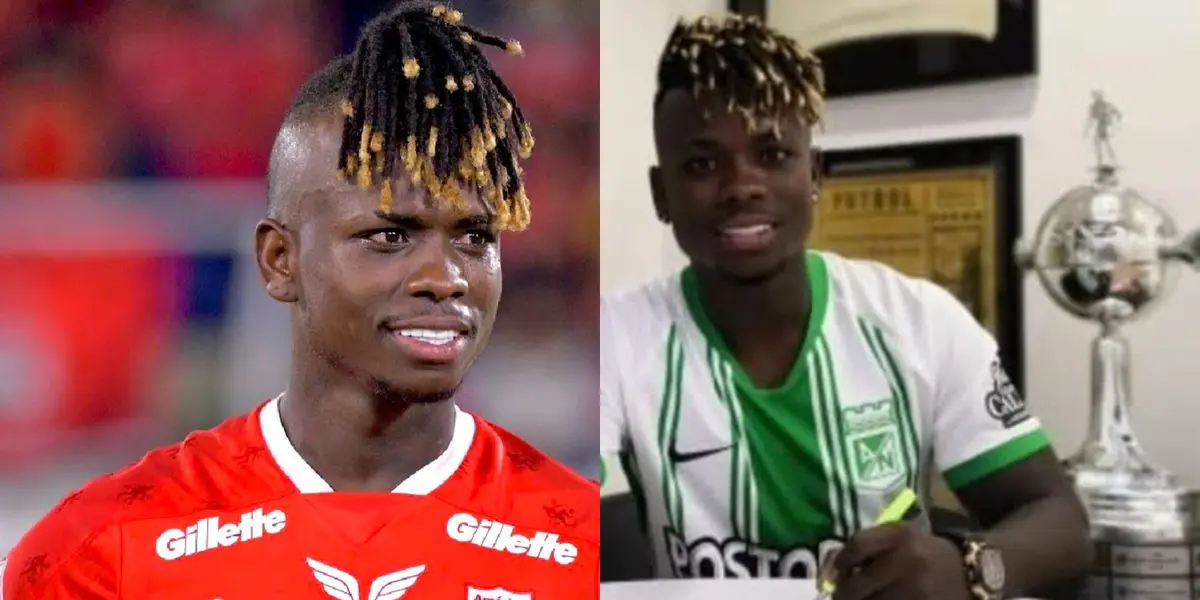 América de Cali y Atlético Nacional tenían una disputa por el jugador Déinner Quiñones.