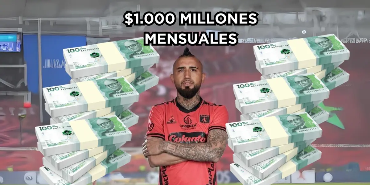   América de Cali busca contratar al chileno Arturo Vidal en medio de una millonaria operación.