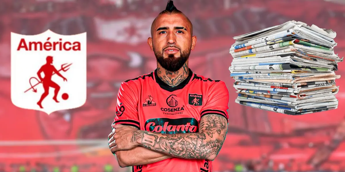 América de Cali ganaría pulso a Boca por Vidal y la reacción de prensa argentina