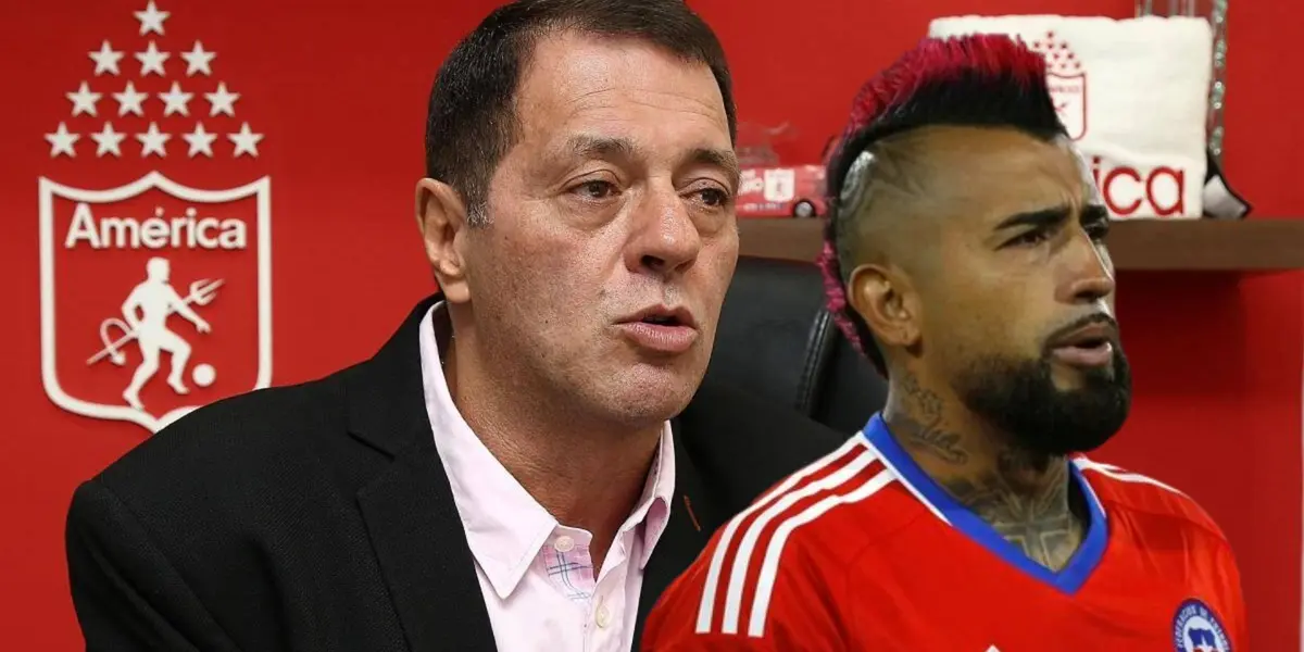 América de Cali reveló por qué Arturo Vidal no llegó al club.