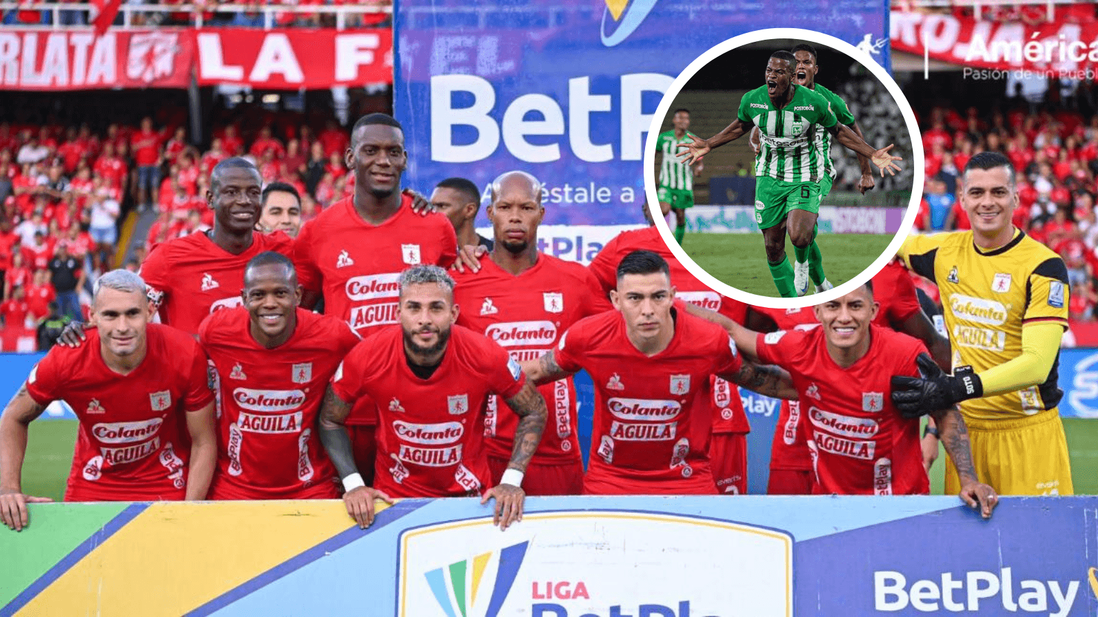 América de Cali vs Atlético Nacional Foto: El País y El Colombiano