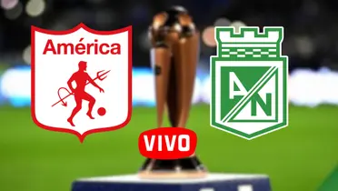 América de Cali vs Atlético Nacional Foto: Win Sports y Escudoteca