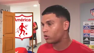 ¡América eliminado! Juanfer Quintero: "que siga el humo", ¿a quién le lanzó? Foto: Escudoteca, Pexels y Captura de ESPN