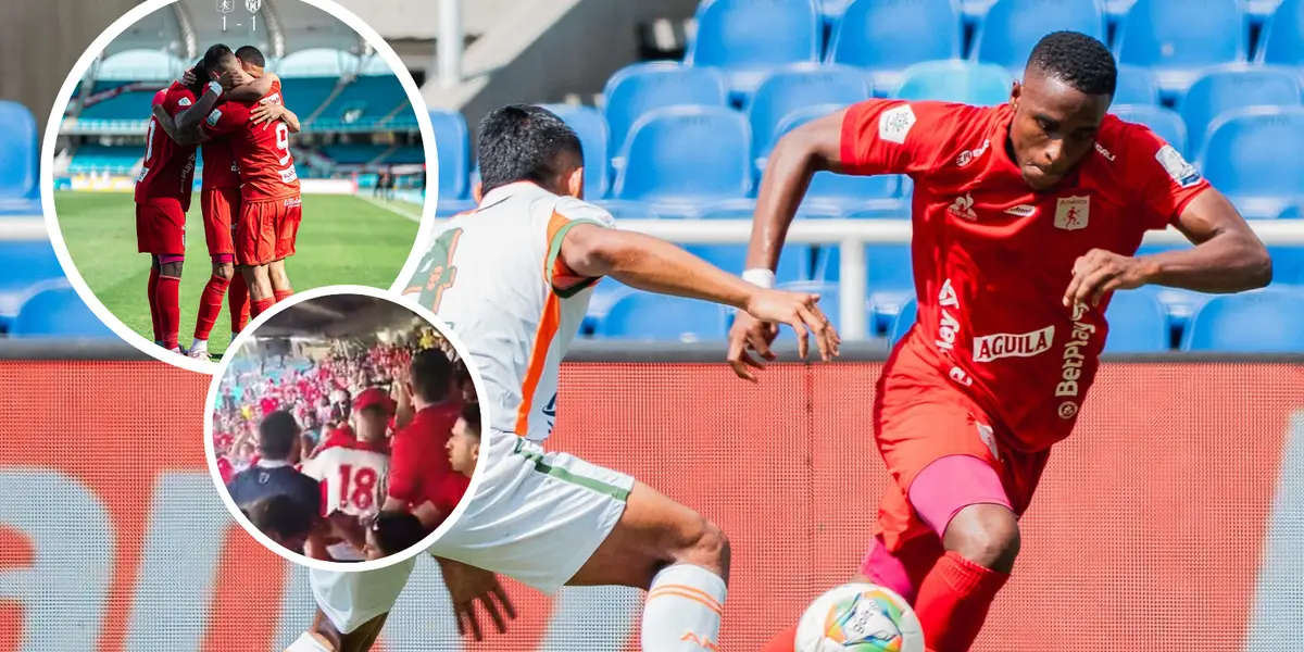 América no pudo sumar de a tres y el nuevo incidente que tuvo en el Pascual Guerrero Foto: América de Cali