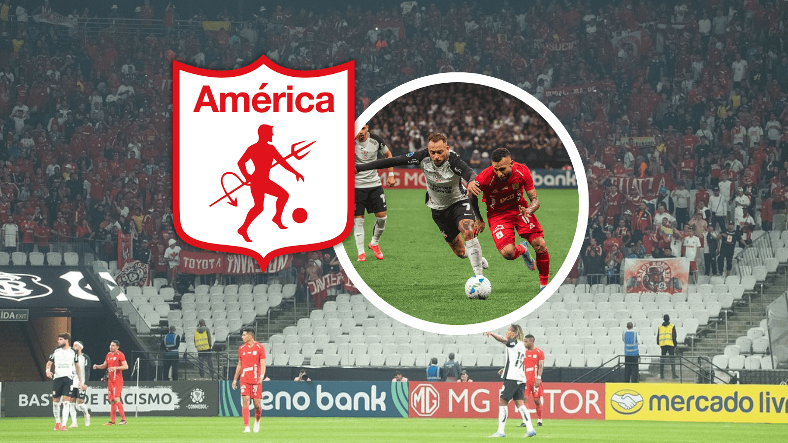 América se despachó tras jugar con Corinthians Foto: América de Cali