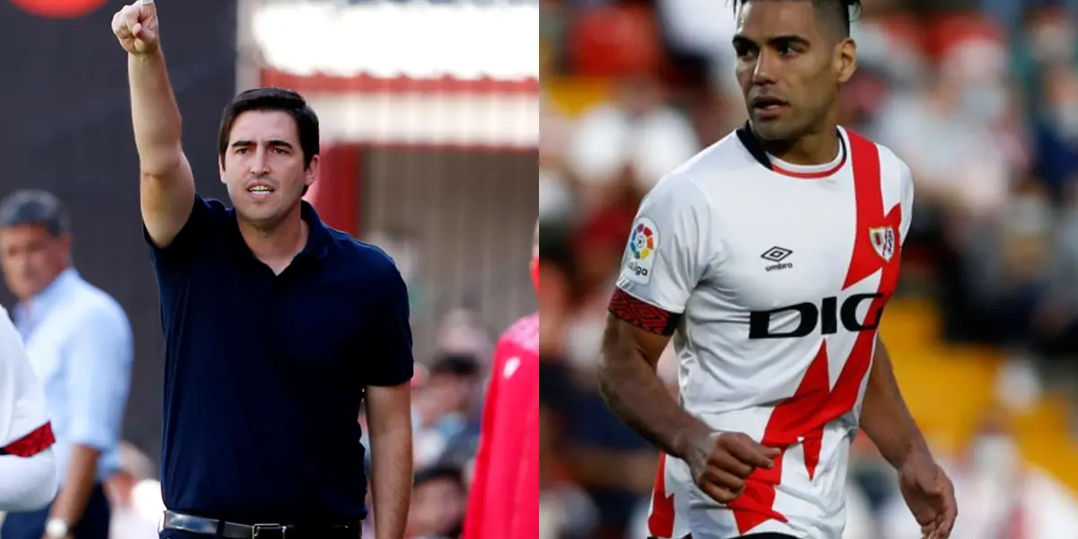 Andoni Iraola lanzó una dura crítica a todos los jugadores del Rayo Vallecano y esta habría molestado a Radamel Falcao en especial. 