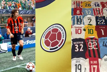 Andrea Pirlo es uno de los más grandes jugadores de todos los tiempos y tiene la camiseta de un jugador de la Selección Colombia en su casa.