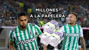 Andrés Andrade y Jarlan Barrera, jugadores que fueron sacados de Atlético Nacional.