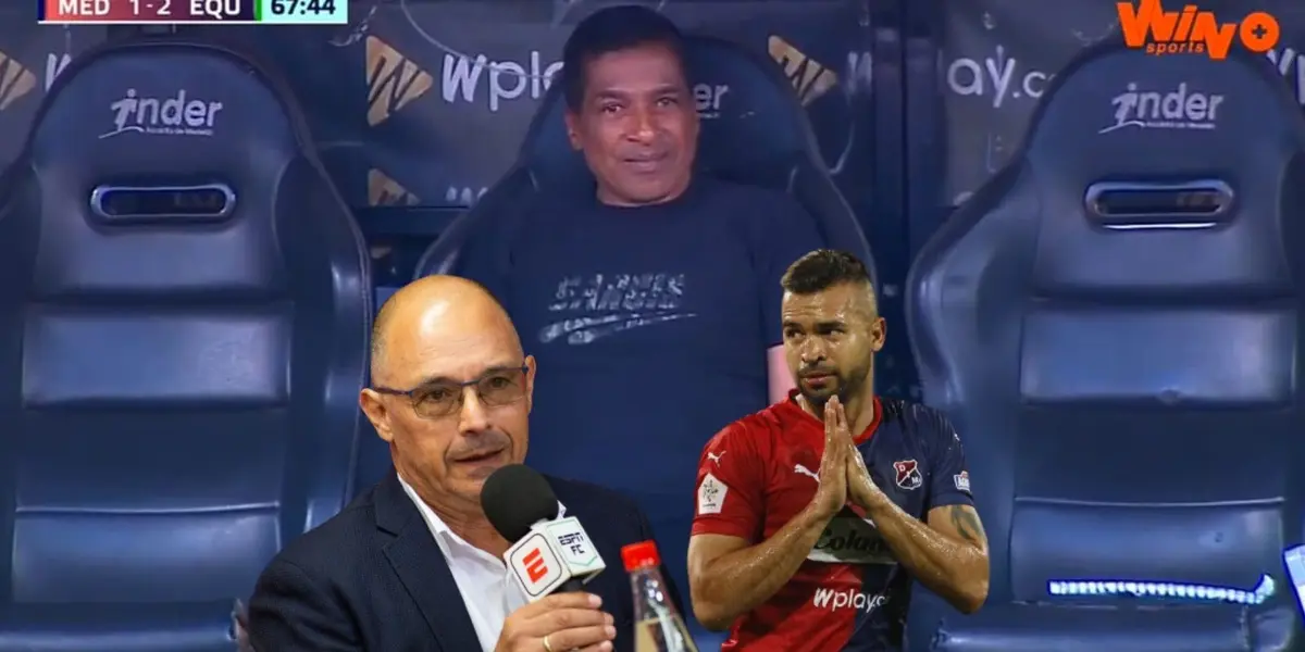 Andrés Cadavid del Deportivo Independiente Medellín no recibió buenas noticias del entrenador Alfredo Arias.