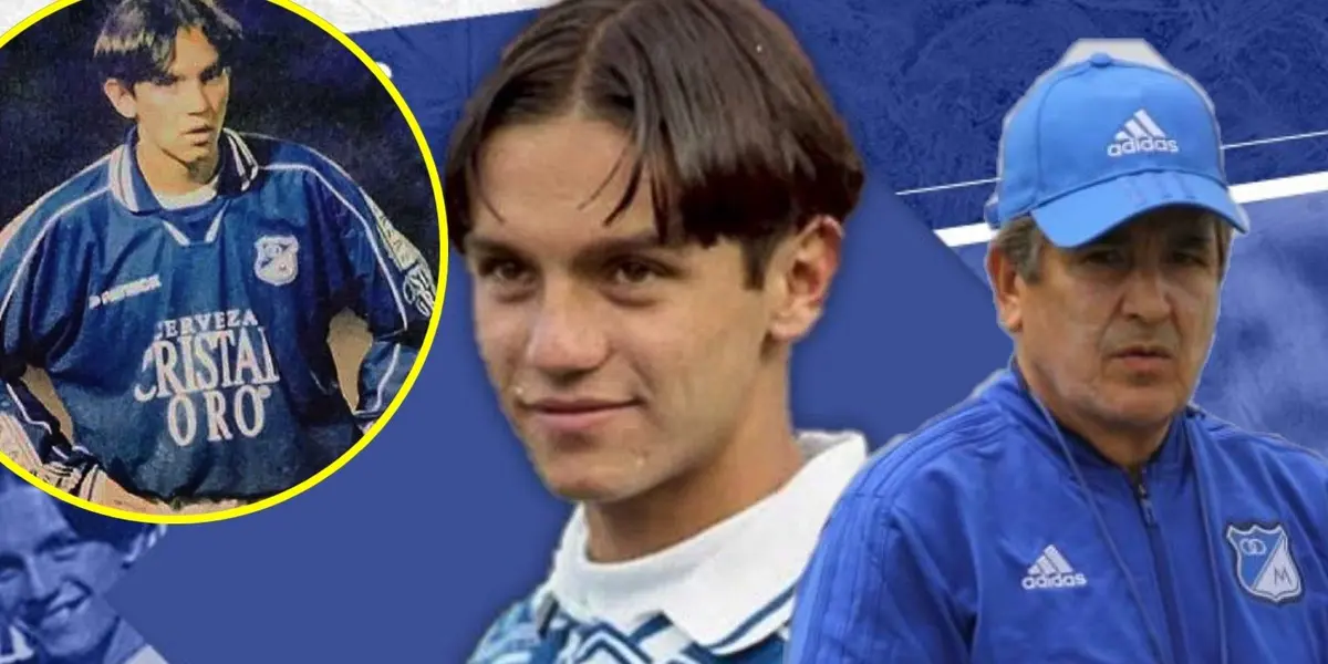 Andrés Chitiva solo jugó en Colombia vistiendo la camiseta de Millonarios