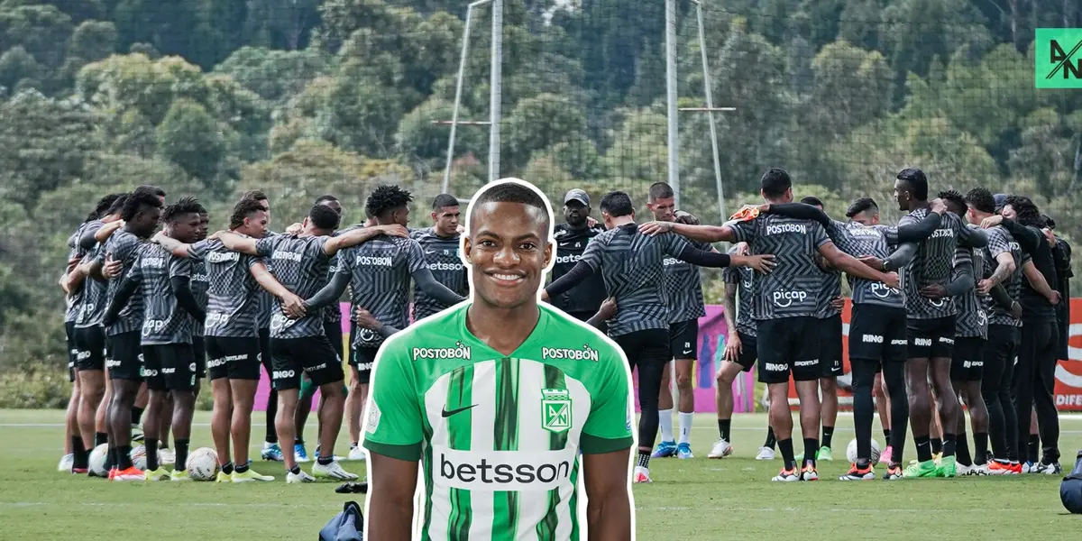 Andrés Felipe Román con la camiseta de Atlético Nacional