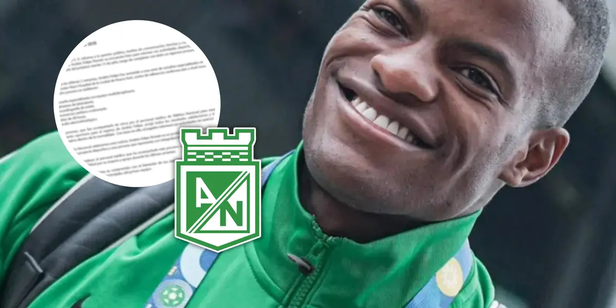 Andrés Felipe Román y el parte médico de Atlético Nacional tras su delicado estado de salud Foto: Nacionaloficial y Escudoteca