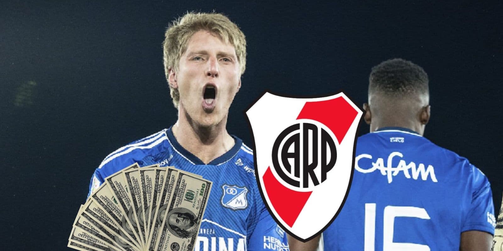 Andrés Llinás con el pase en dudas a River Plate de Argentina.