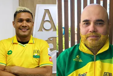 Andrés Marocco no pudo ocultar lo que sintió cuando vio a Teófilo Gutiérrez como nuevo jugador de Atlético Bucaramanga.