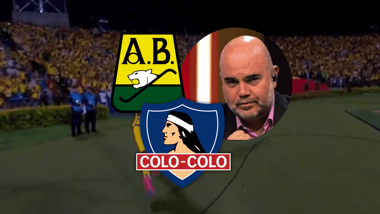 Andrés Marocco y su primera reacción tras el empate de Bucaramanga en Libertadores Foto: Escudoteca, ESPN y captura