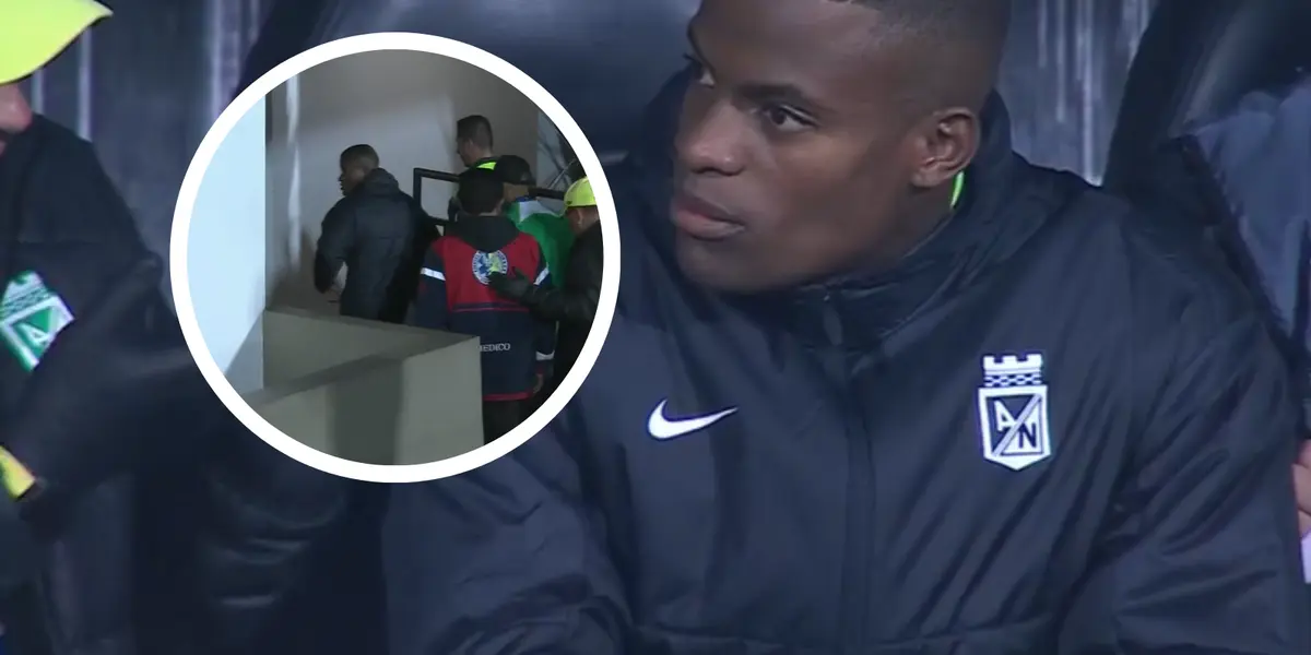 Andrés Román fue retirado del campo en medio de aplausos y tensión, este es su estado actual Foto: Captura de Win Sports