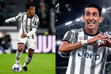 Ángel Di María marcó un increíble triplete con la Juventus y allí estuvo Juan Guillermo Cuadrado presente en la insólita actuación del del argentino.