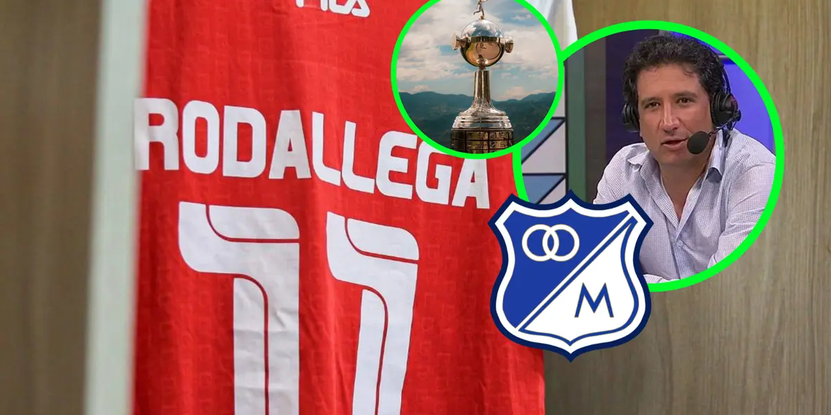 Antonio Casale Foto: Independiente Santa Fe, Captura de X, Escudoteca y Conmebol