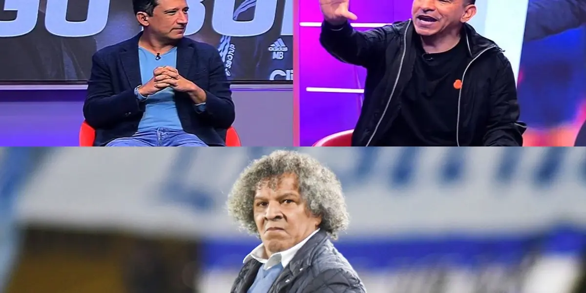 Antonio Casale y el ex jugador de Atlético Nacional Víctor Hugo Aristizábal debatieron en ESPN Colombia.