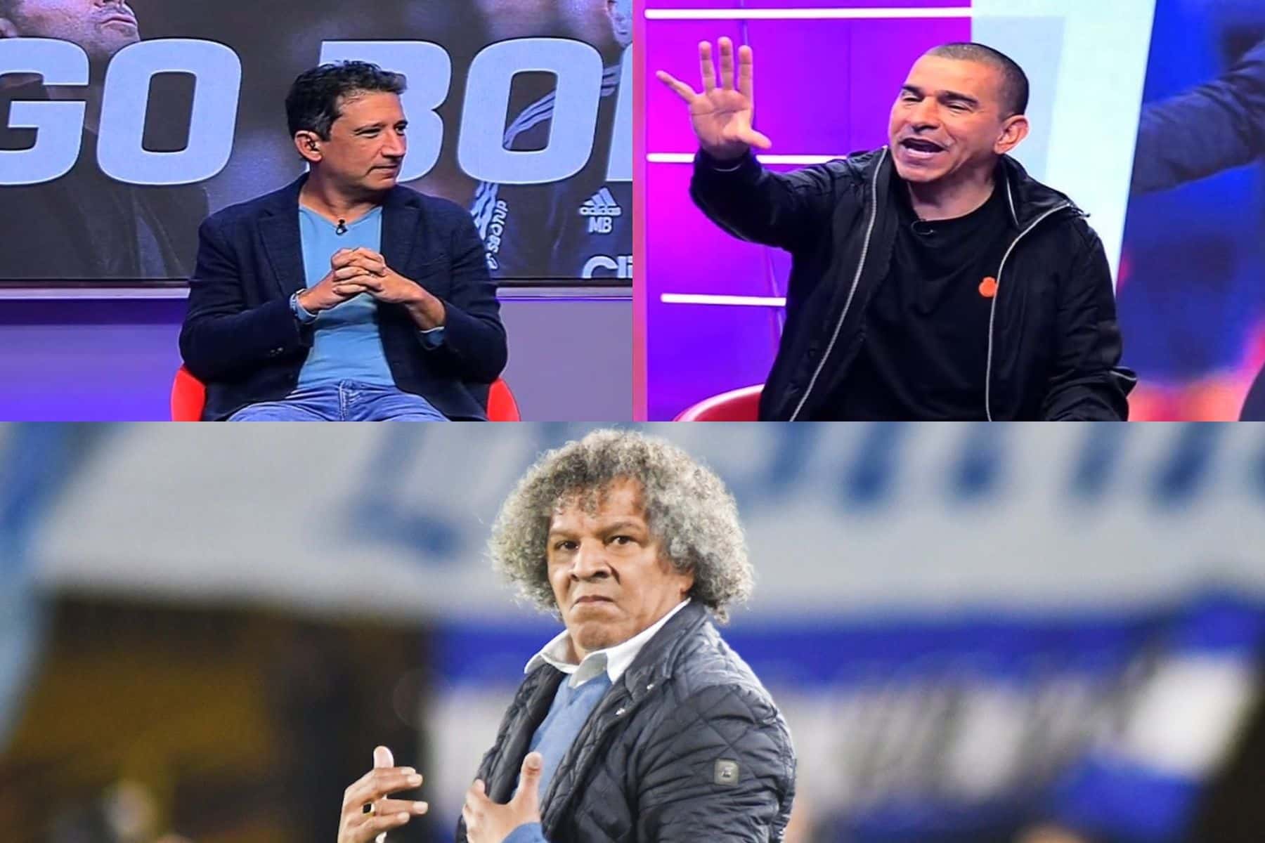 Antonio Casale y el ex jugador de Atlético Nacional Víctor Hugo Aristizábal debatieron en ESPN Colombia.