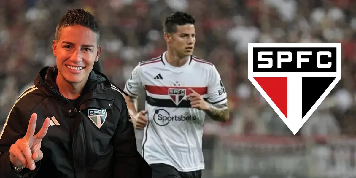 Apenas empezó la liga y el primer capricho que tuvo James a Sao Paulo de Brasil