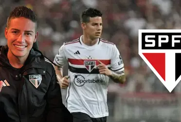 Apenas empezó la liga y el primer capricho que tuvo James a Sao Paulo de Brasil
