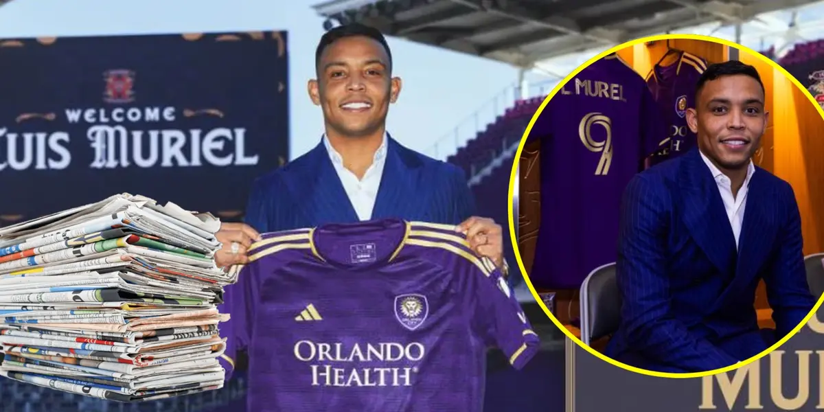 Apenas firmó en la MLS y lo que dijo la prensa de Luis Muriel (Foto tomada de AS y Fútbolred)