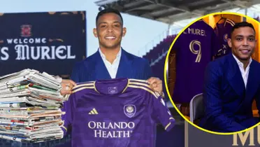 Apenas firmó en la MLS y lo que dijo la prensa de Luis Muriel (Foto tomada de AS y Fútbolred)