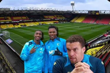 Apenas llegó a Watford y lo que dijo su entrenador sobre el crack Cabezas Hurtado