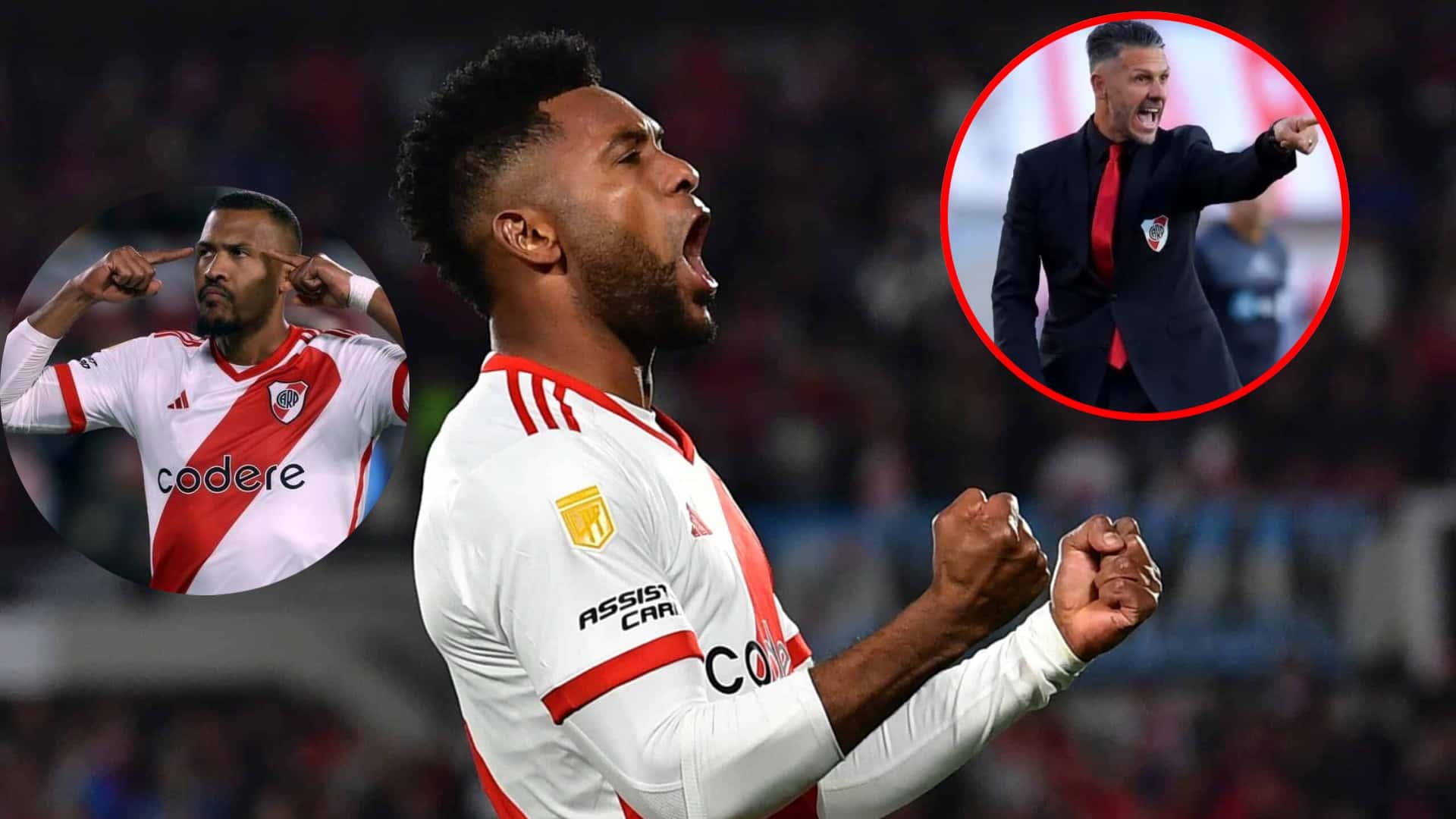 Apenas se fue Rondón y lo que hizo Miguel Borja en el River Plate de Demichelis