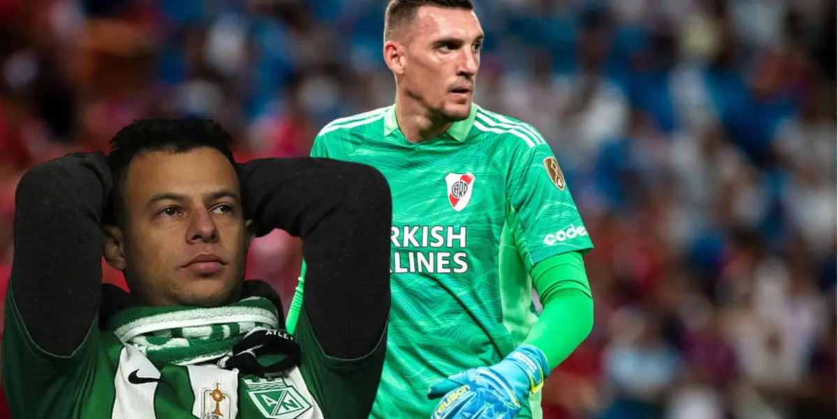 Arquero argentino y un nuevo golpe al corazón de los hinchas 'Verdolagas'. FOTO: Transfermarkt