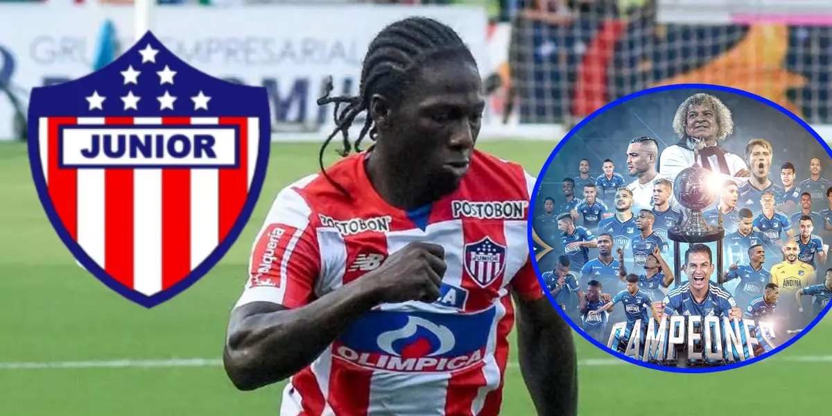 Arrugó contra Millonarios y lo que dijo Yimmi Chará tras la derrota del Junior