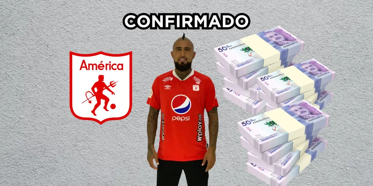 Arturo Vidal está en el radar del América de Cali y se confirmó que ya hay conversaciones.