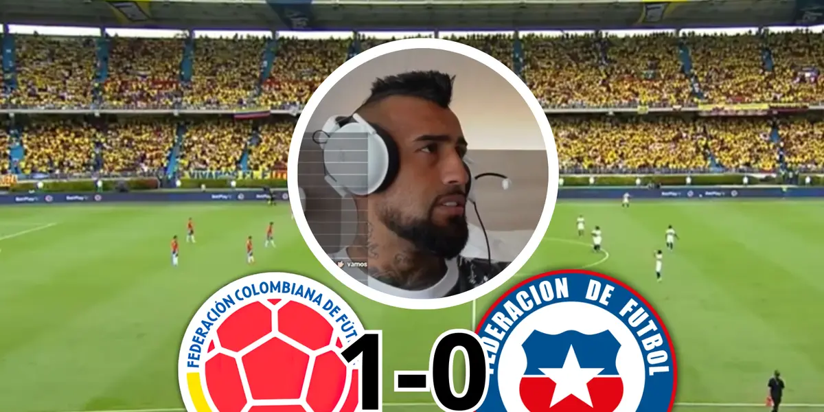 Arturo Vidal Foto: Captura de canal RCN y SCESPN