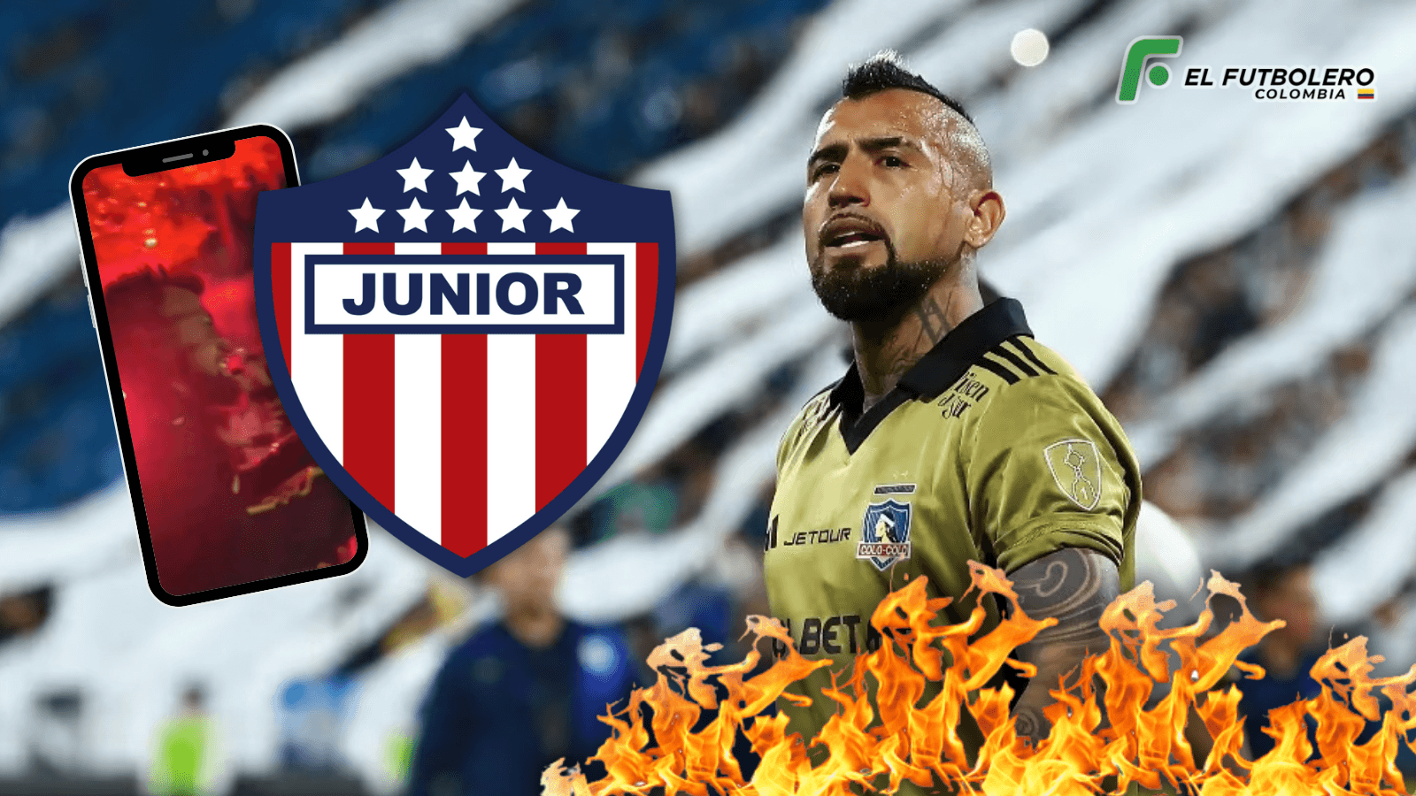 Arturo Vidal Foto: En Cancha, Pexels, instagram y Escudoteca PN