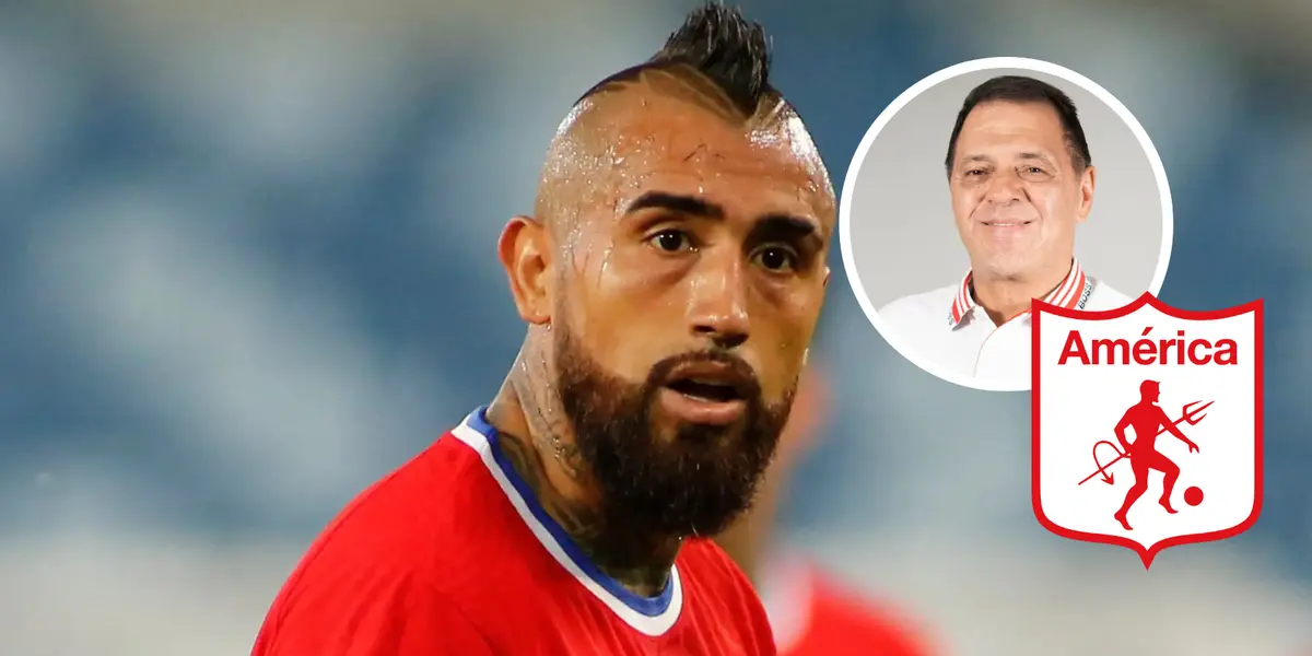 Arturo Vidal Foto: Goal y W Radio