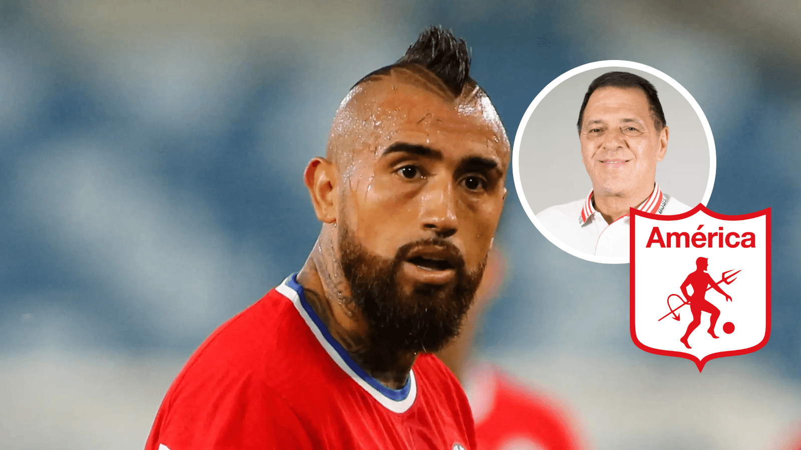 Arturo Vidal Foto: Goal y W Radio