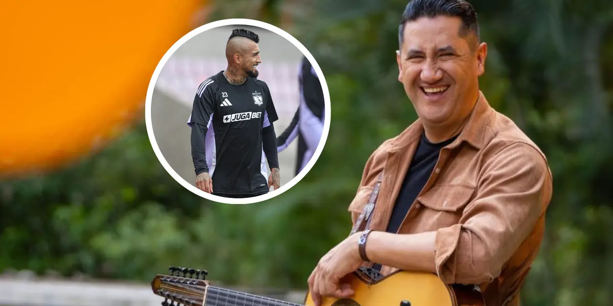 Arturo Vidal y Heredero Foto: Colo Colo y Heredero YouTube