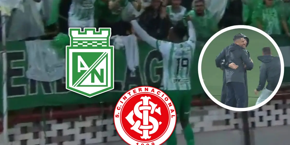 Así fue el golazo de Viveros que levantó a todo el Atanasio en el Nacional vs Inter. Foto: Captura de ESPN y Escudoteca