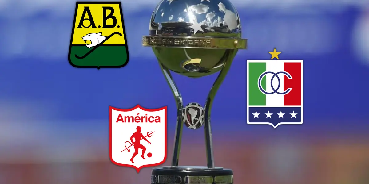 Así quedó definido el futuro de Bucaramanga, América y Once Caldas en la Copa Sudamericana Foto: Conmebol y Escudoteca
