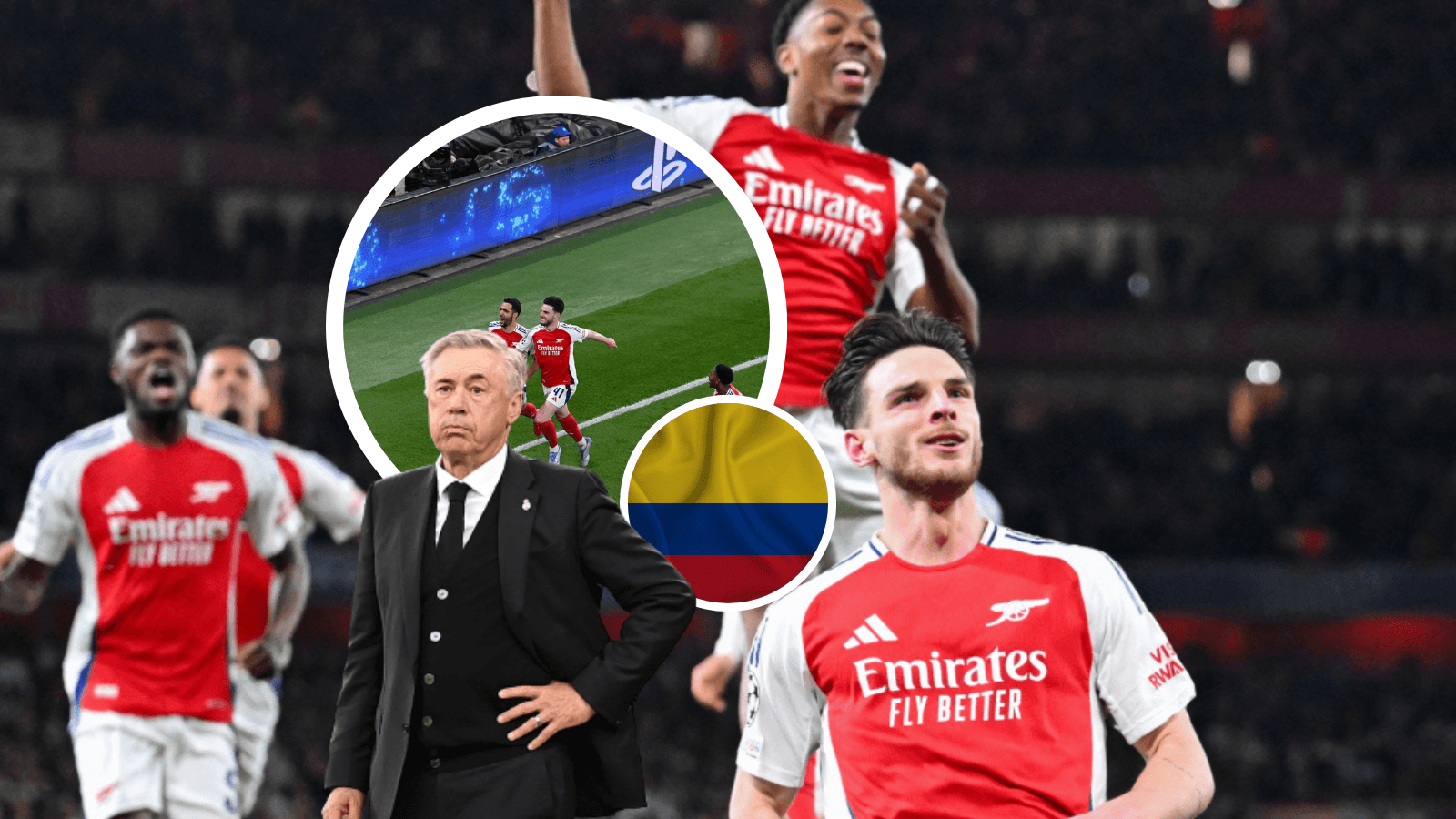 Así reaccionó el periodismo colombiano al partido entre Arsenal y Real Madrid Foto: Arsenal, Real Madrid y Pexels