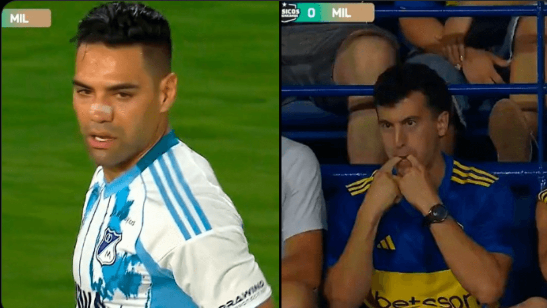 Así recibieron a Falcao en la Bombonera